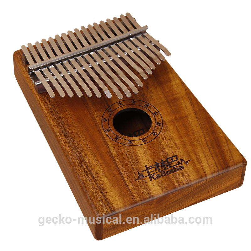 Manufacturer for Wooden Cajon - 17 Key Kalimba Factory directly sell Kalimba made with Mahogany Wood – GECKO detail pictures
