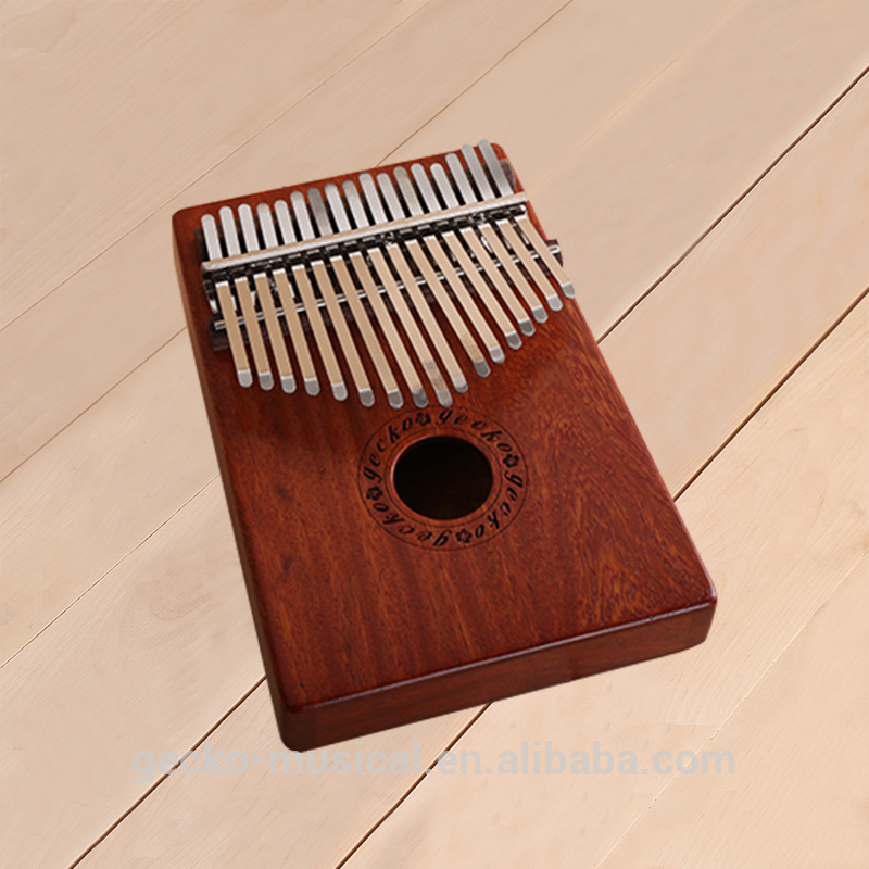 Manufacturer for Wooden Cajon - 17 Key Kalimba Factory directly sell Kalimba made with Mahogany Wood – GECKO detail pictures