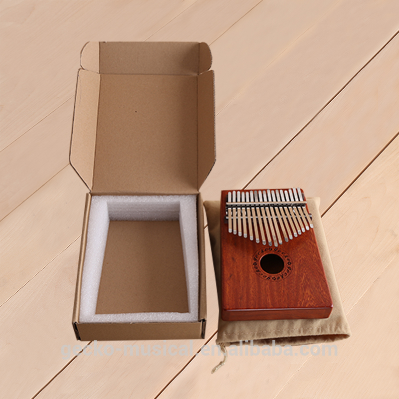 Manufacturer for Wooden Cajon - 17 Key Kalimba Factory directly sell Kalimba made with Mahogany Wood – GECKO detail pictures