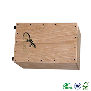 High reputation Traditional Hand Drum - China Aiersi Cheap Price nature Wooden Box ,tech wood,musical instument tool for playing,musical cajon drum pad – GECKO detail pictures