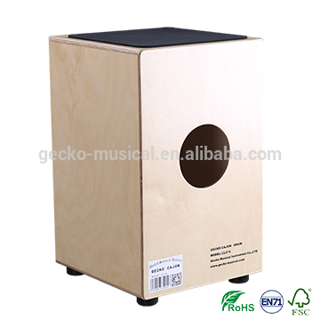 Popular Design for Solid Oak Drum Stick - gecko cajon natural wooden steel string CL14 cajon – GECKO detail pictures