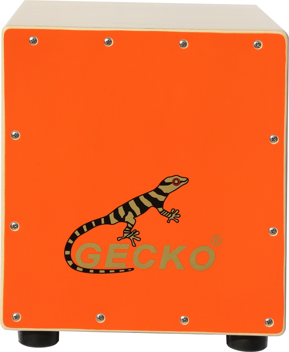 Factory making Carving Ukulele - Kindergarten Children Practice cajon drum for kids learning wooden stool music box – GECKO detail pictures