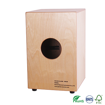 Factory Cheap Hot Drum Sticks - Natural Color Birch Cajon Drum easy kit pads – GECKO detail pictures