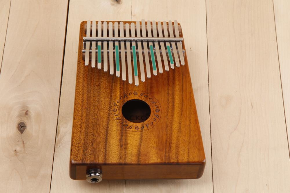 High class 17 Key EQ Kalimba gecko professional thumb piano wood