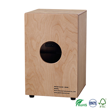 Manufacturing Companies for Bongo Cajon Drum For Beginner - standard size gecko cajon/Splated Maple tapping cajon drum – GECKO detail pictures