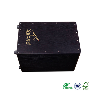 China New Product Hot Sale Kalimba - Wholesale Full Ash wood cajon Black Color CL20B – GECKO detail pictures